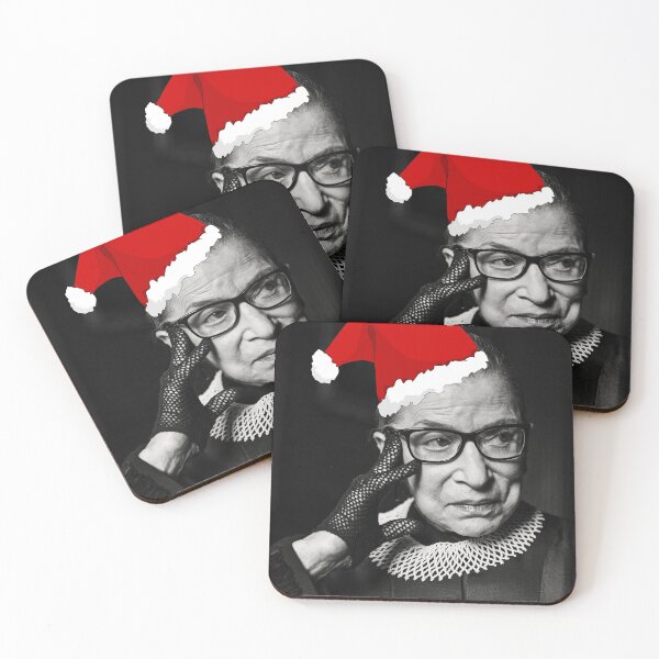 Item preview, Ruth Bader Ginsburg RIP black and white rbg christmas santa hat gift merry christmas designed and sold by emcazalet.