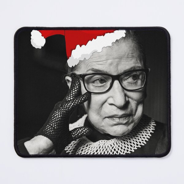Item preview, Ruth Bader Ginsburg RIP black and white rbg christmas santa hat gift merry christmas designed and sold by emcazalet.