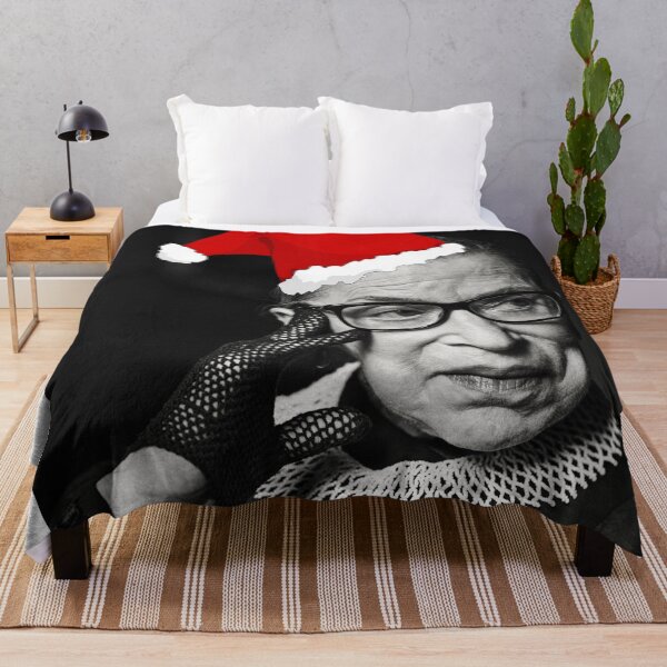 Item preview, Ruth Bader Ginsburg RIP black and white rbg christmas santa hat gift merry christmas designed and sold by emcazalet.