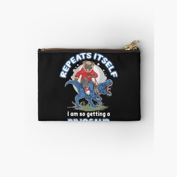 Item preview, Pug rides on a Dinosaur designed and sold by Clavitaps.