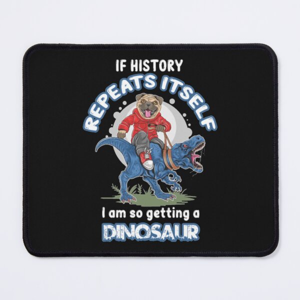 Item preview, Pug rides on a Dinosaur designed and sold by Clavitaps.