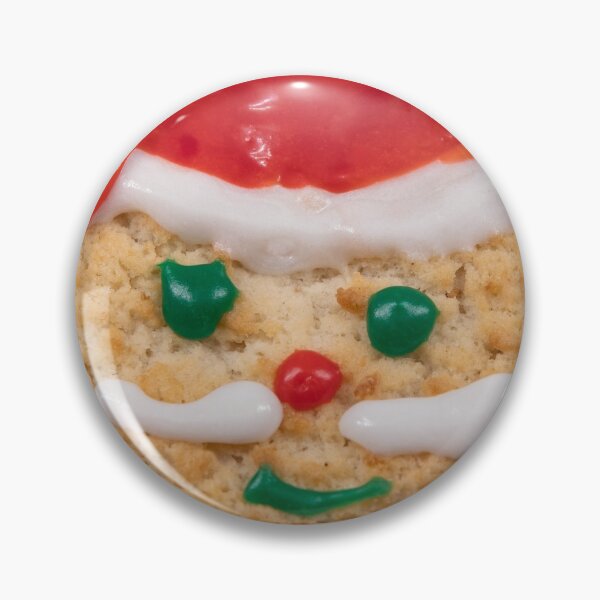 Item preview, Cookie with Santa Face sugar icing decoration on it designed and sold by krisgreenwood.