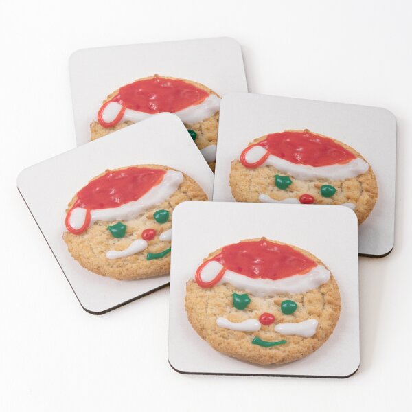 Item preview, Cookie with Santa Face sugar icing decoration on it designed and sold by krisgreenwood.