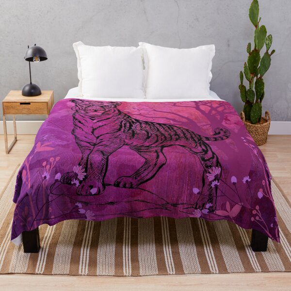 Item preview, Purple pink tiger designed and sold by creativeDaphne.