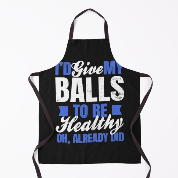 Aperçu de l'œuvre Cancer des testicules Donner mes boules cadeau créée et vendue par Clavitaps.