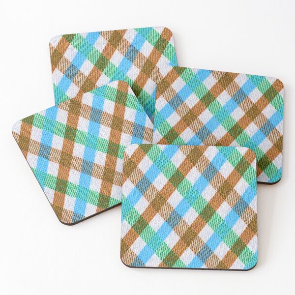 Item preview, Check Stripes Pattern Bed Sheet or Frock Design 10 designed and sold by PodiShawna.