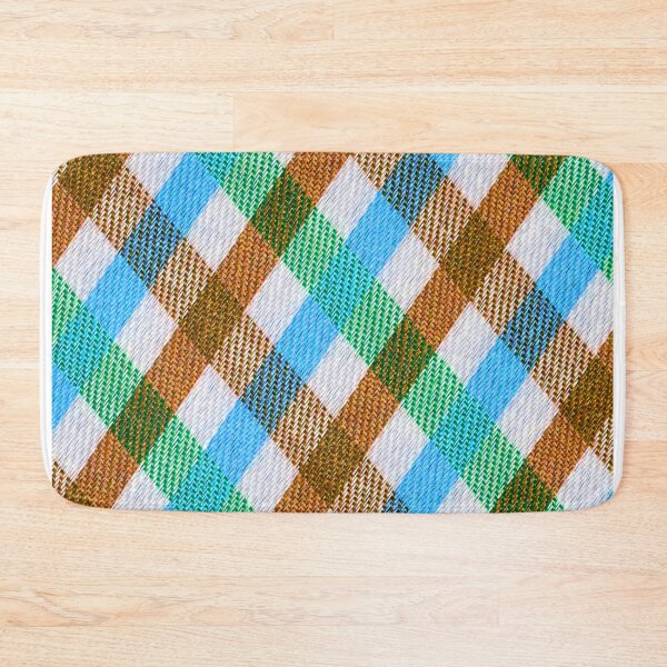 Item preview, Check Stripes Pattern Bed Sheet or Frock Design 10 designed and sold by PodiShawna.