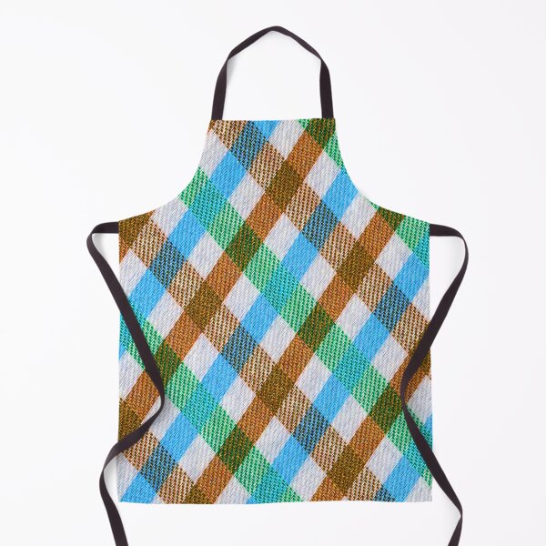 Item preview, Check Stripes Pattern Bed Sheet or Frock Design 10 designed and sold by PodiShawna.