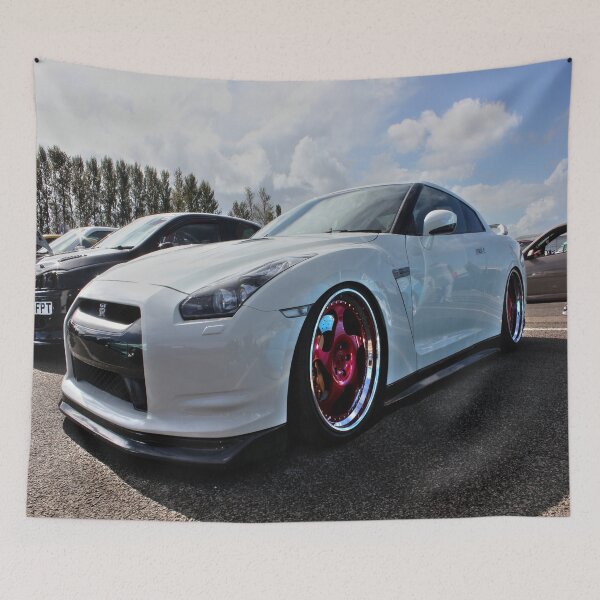 Item preview, White Nissan GTR designed and sold by Vicki Spindler (VHS Photography).