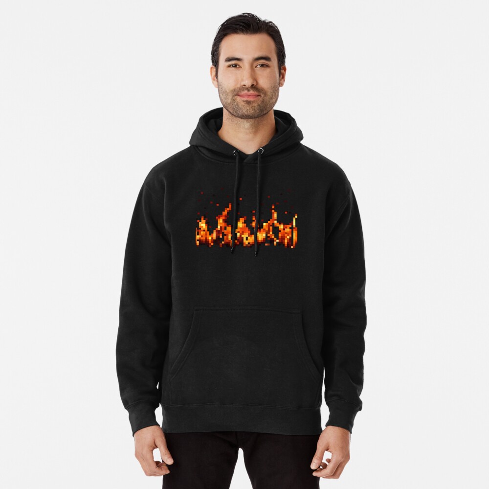 Off white best sale fire hoodie