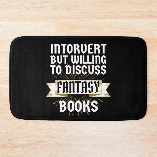 Item preview, Introvert but Willing to Discuss Fantasy Books designed and sold by ACC .
