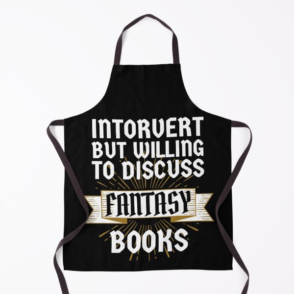 Item preview, Introvert but Willing to Discuss Fantasy Books designed and sold by ACC .