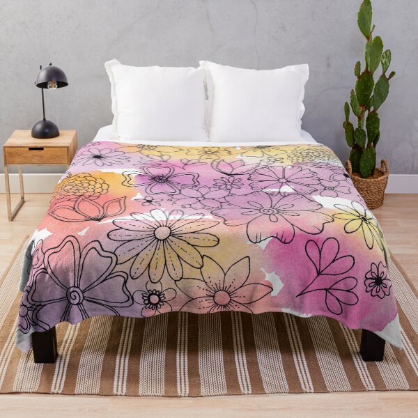 Item preview, Doodle Bright Floral designed and sold by artsyalt.