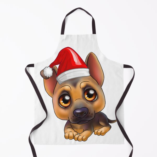 Item preview, Cute Cartoon Dog Celebrating Christmas designed and sold by aventi24.