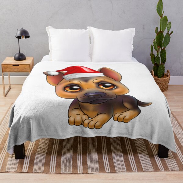 Item preview, Cute Cartoon Dog Celebrating Christmas designed and sold by aventi24.