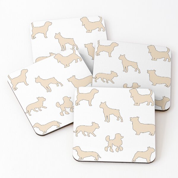 Item preview, Small Light Beige Dog Squad designed and sold by andmarstan.