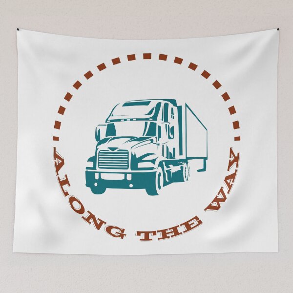 Item preview, truck logo designed and sold by Half Mess.