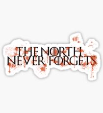 Game Of Thrones - The North Never Forgets Sticker