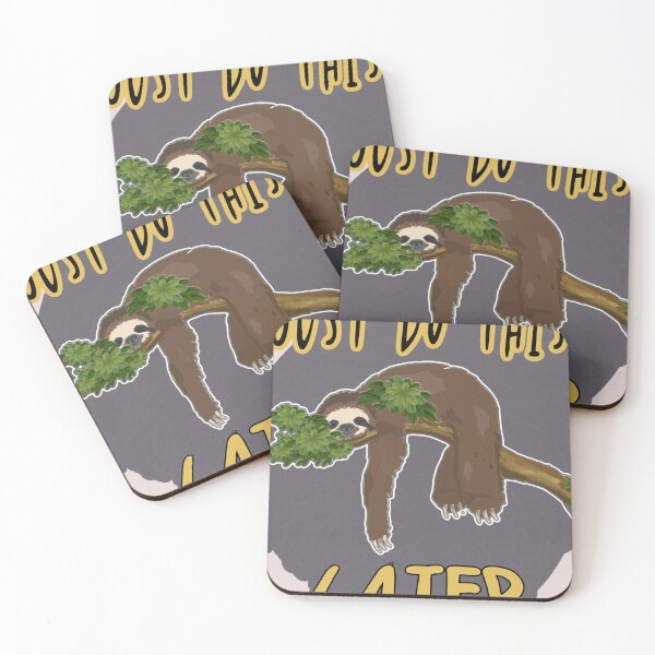 Item preview, Just do this later | funny sloth quote designed and sold by NathBros.