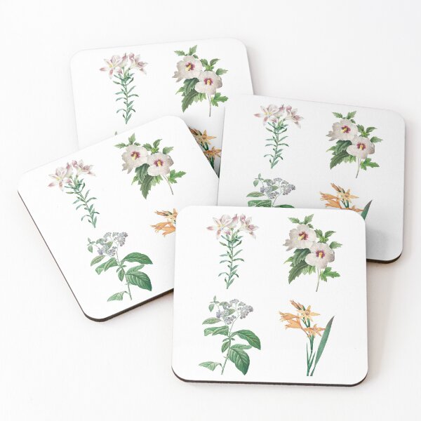 Item preview, Vintage white and orange flowers pack designed and sold by DaphneKstudio .