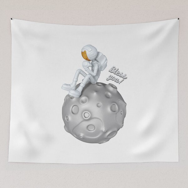 Item preview, 3D Space Astronaut Sculpture Art Statue - Bless You designed and sold by uranus-art.