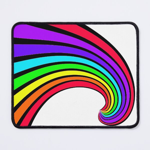 Item preview, Rainbow wave, Rainbow swirl, ranbow tsunami, pride, gay, queer, abstract rainbow designed and sold by Nostrathomas66.