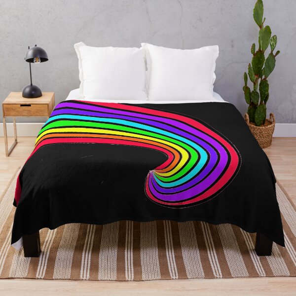 Item preview, Rainbow wave, Rainbow swirl, ranbow tsunami, pride, gay, queer, abstract rainbow designed and sold by Nostrathomas66.