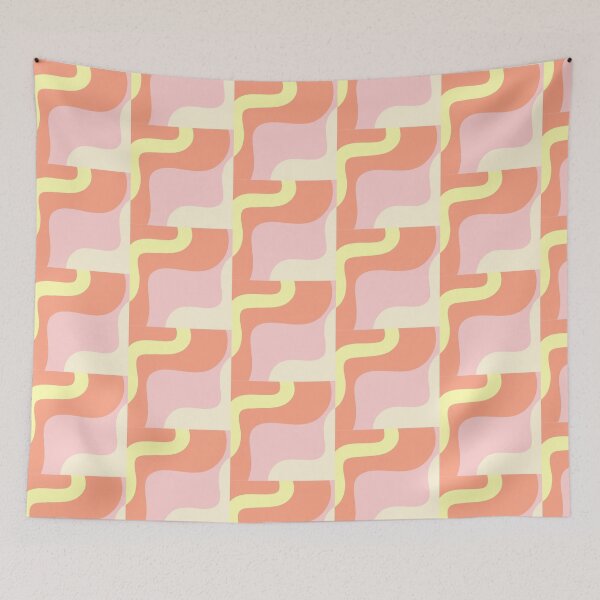 Item preview, Retro Groovy Swirl with Trendy Pastel Colors designed and sold by mainsqueezemar.