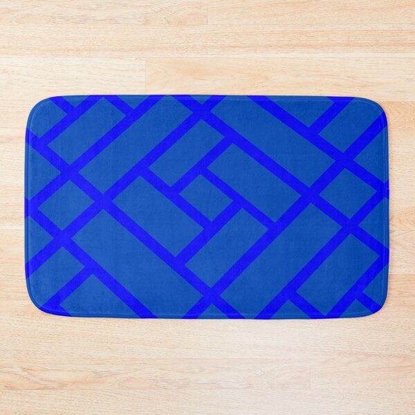 Item preview, Geometric Pattern v2 in Dark Blue with Blue Gradated Line designed and sold by Neil Feigeles.
