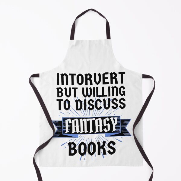 Item preview, Introvert but Willing to Discuss Fantasy Books designed and sold by ACC .