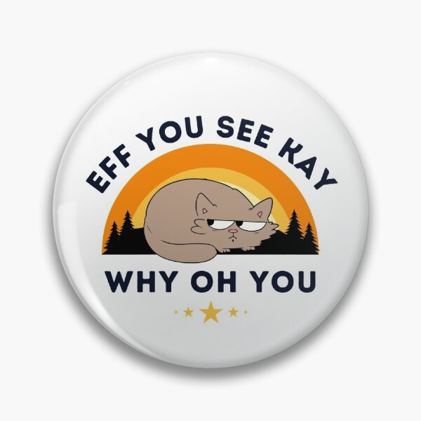 Item preview, Eff ves a kay por qué oh tu gato retro vintage designed and sold by arndesign.