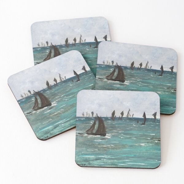 Item preview, Oil Painting Boats at Berck-sur-Mer (1873) by Édouard Manet designed and sold by Designedbysm.