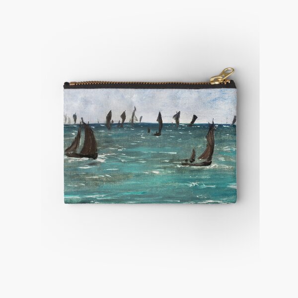 Item preview, Oil Painting Boats at Berck-sur-Mer (1873) by Édouard Manet designed and sold by Designedbysm.