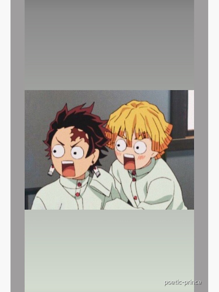 Tanjiro X Zenitsu Art Board Print By Poetic Prince Redbubble