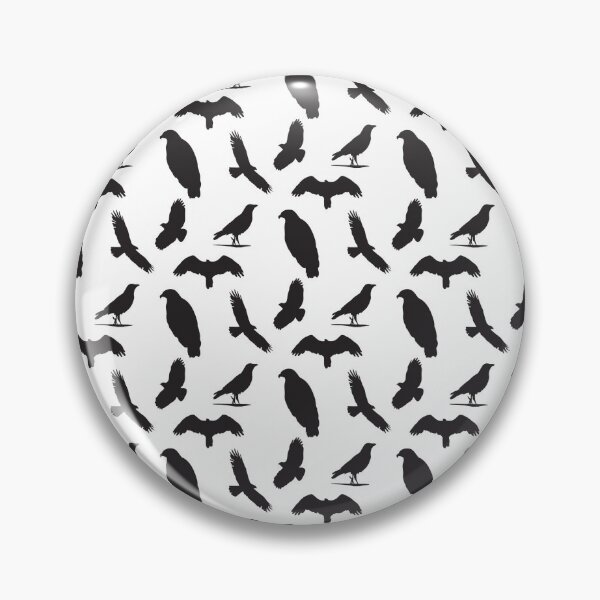 Item preview, Black and White Raven Halloween Design designed and sold by boopsblunt.