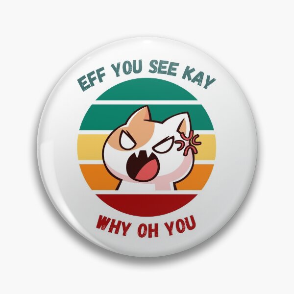 Item preview, Eff ves a kay por qué oh tu gato retro vintage designed and sold by arndesign.