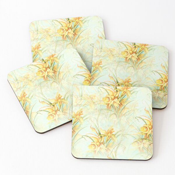 Item preview, Classic Watercolor Yellow flowers pattern designed and sold by RafaelLima7.