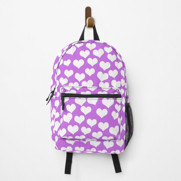 Item preview, White Hearts on Purple designed and sold by RiadMannan.