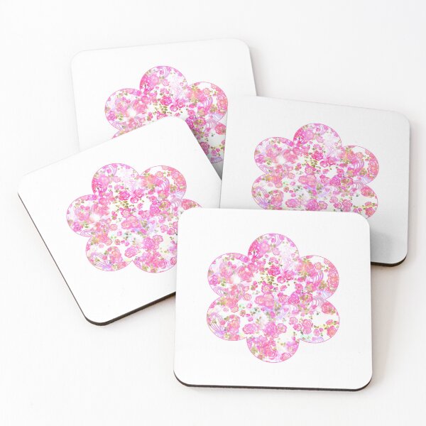Artikelvorschau, Rosige rosa Blume entworfen und verkauft von goodvibstickers.