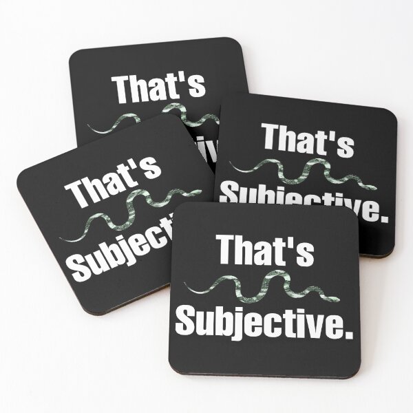 Item preview, That's Subjective designed and sold by Cult-Classics.