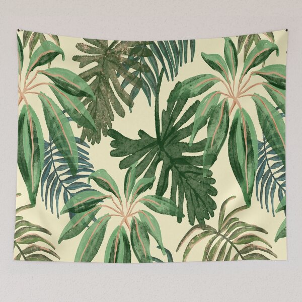 Item preview, Leaf Pattern Bed Sheet or Frock Design designed and sold by PodiShawna.