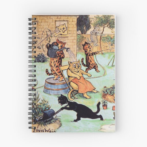 Item preview, Louis Wain - Don't Hire These Cats as Gardeners designed and sold by TheCurators.