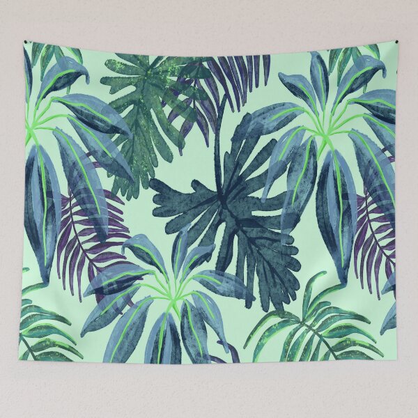 Item preview, Leaf Pattern Bed Sheet or Frock Design 2 designed and sold by PodiShawna.
