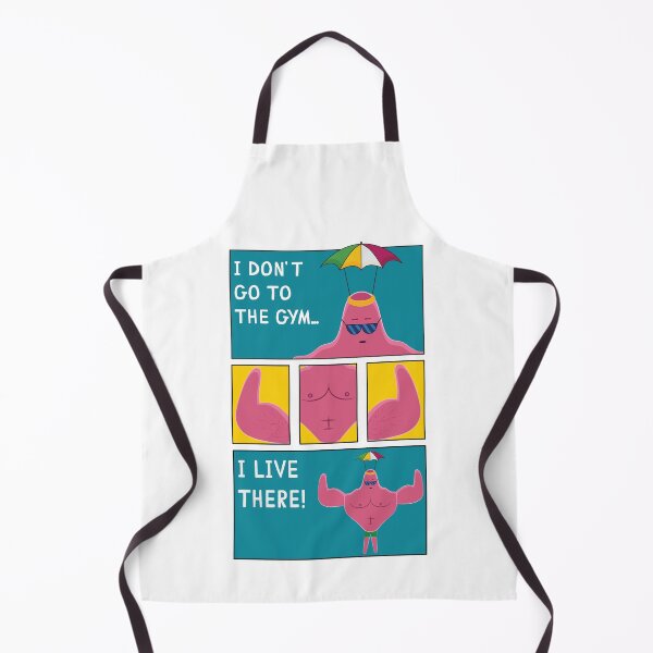 Aperçu de l'œuvre Je ne vais pas au GYM... J'y habite ! créée et vendue par PersasArtCorner.