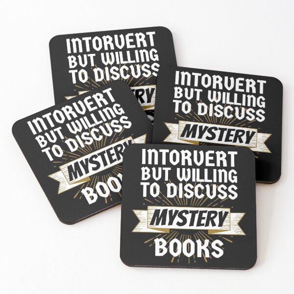 Item preview, Introvert but Willing to Discuss Mystery Books designed and sold by ACC .