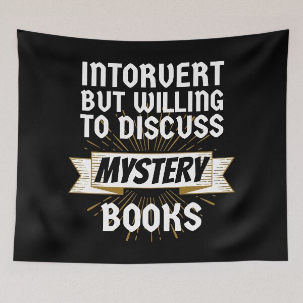 Item preview, Introvert but Willing to Discuss Mystery Books designed and sold by ACC .