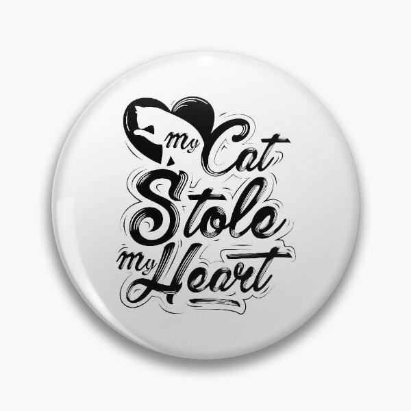 Item preview, My Cat Stole my Heart designed and sold by PetaloyPincel.