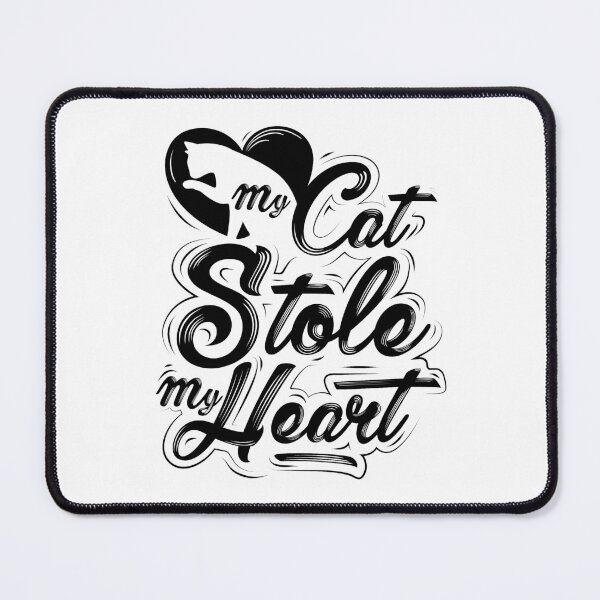 Item preview, My Cat Stole my Heart designed and sold by PetaloyPincel.