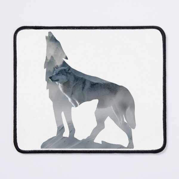 Item preview, Wolf silhouette design - Wolves designed and sold by Jessi-Sketches.
