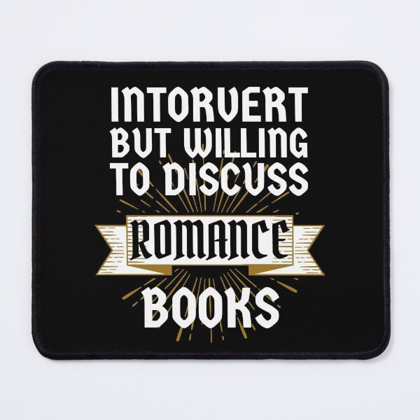 Item preview, Introvert but Willing to Discuss Romance Books designed and sold by ACC .